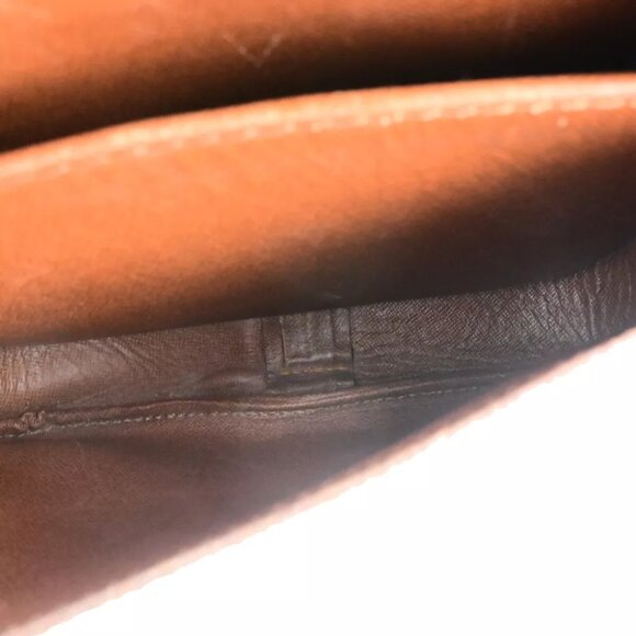 LOUIS VUITTON Cartouchiere MM Shoulder Bag Monogram Leather Brown M51253 32YF045 - Picture 14 of 16